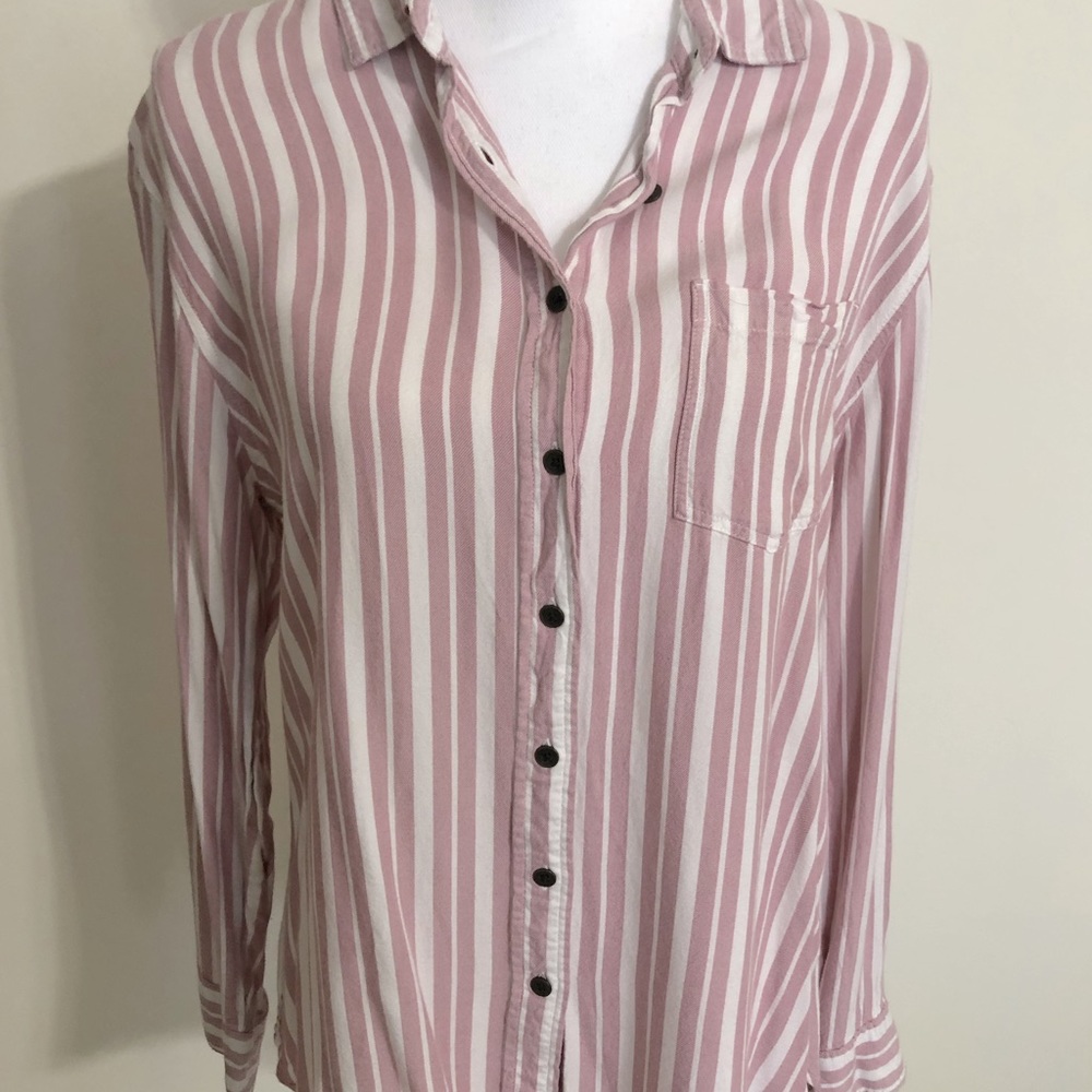 Zach’s Girlfriend Pink & White button